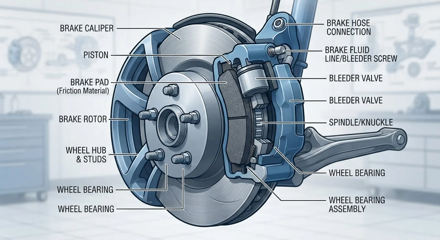 Brake Pads, Rotors, and Calipers: How Your Braking System Works