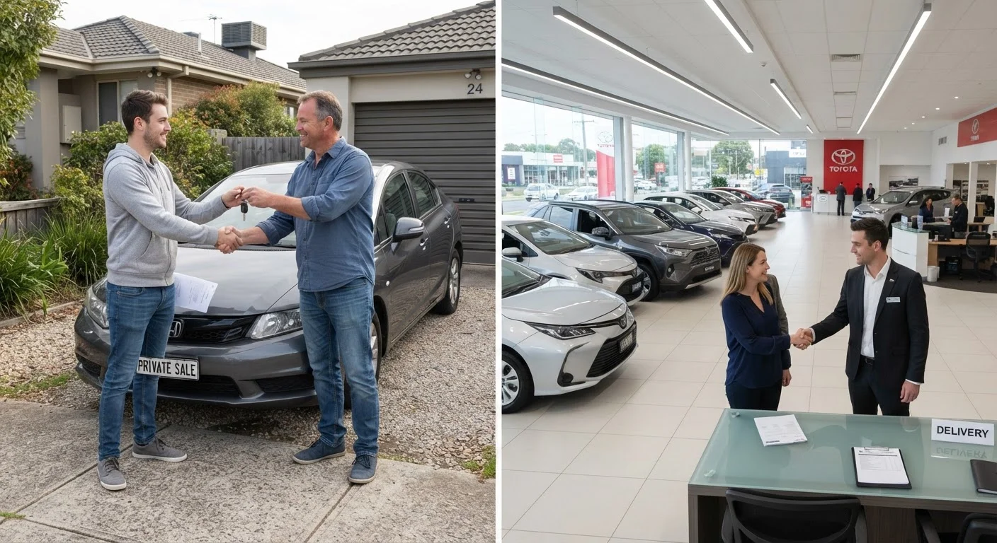 Buying from a Private Seller vs. a Dealership