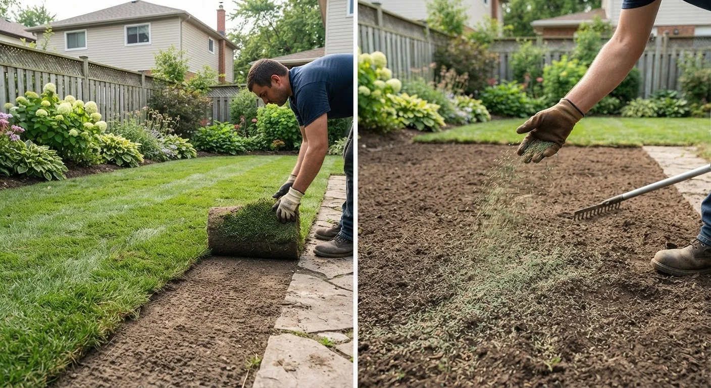 Grass Seed vs. Sod: What Actually Makes Sense for Your Lawn