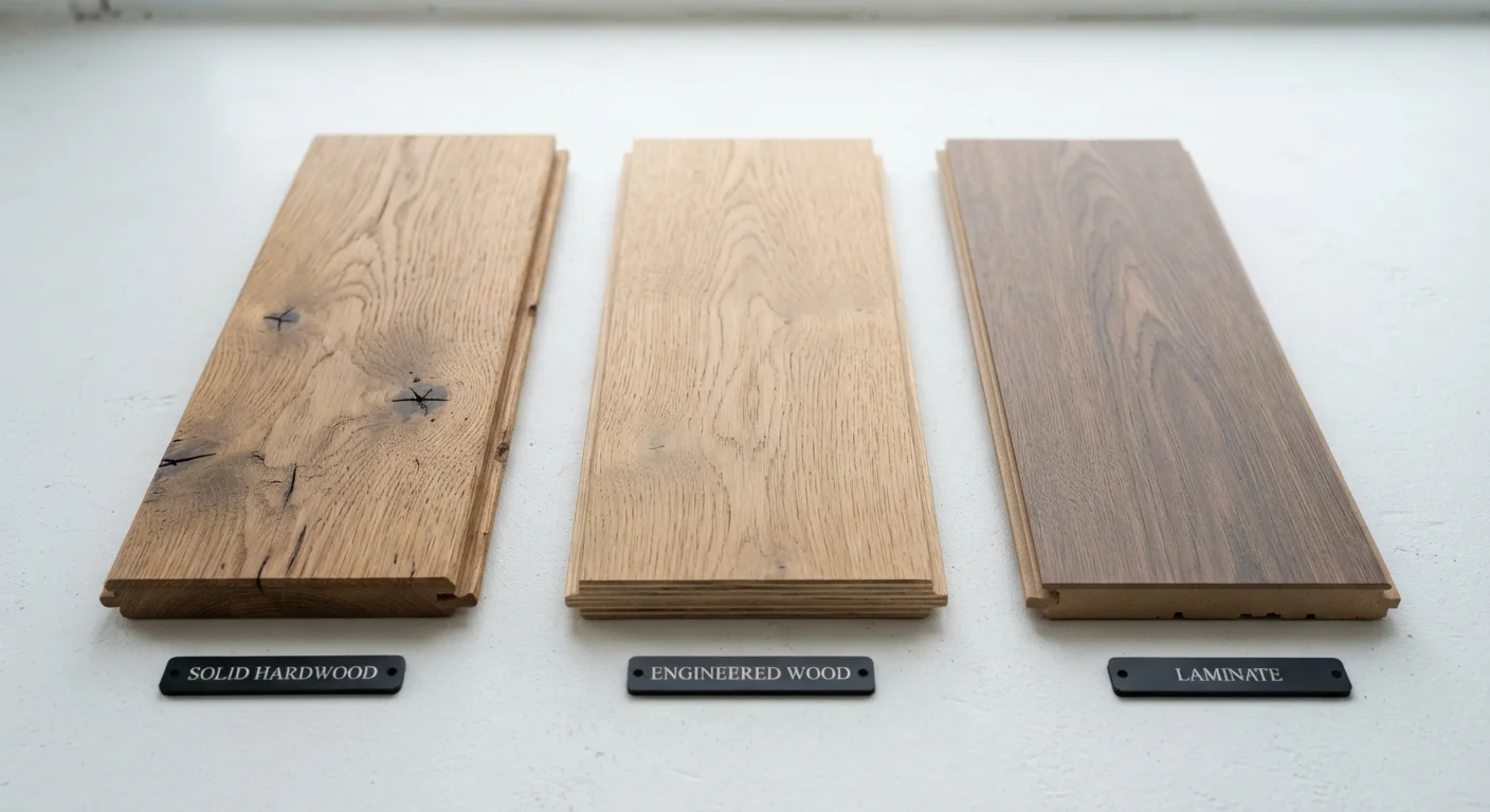 Hardwood, Engineered Wood, and Laminate Flooring Compared