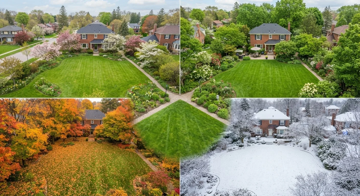 Lawn Care Through the Seasons: A Year-Round Task Guide