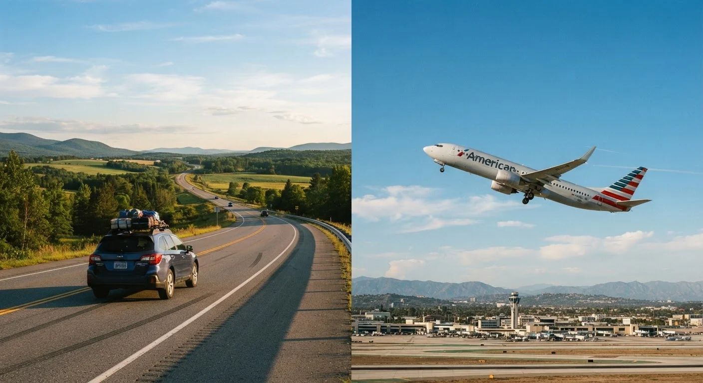 Road Trip vs. Flying: Choosing the Right Way to Get There