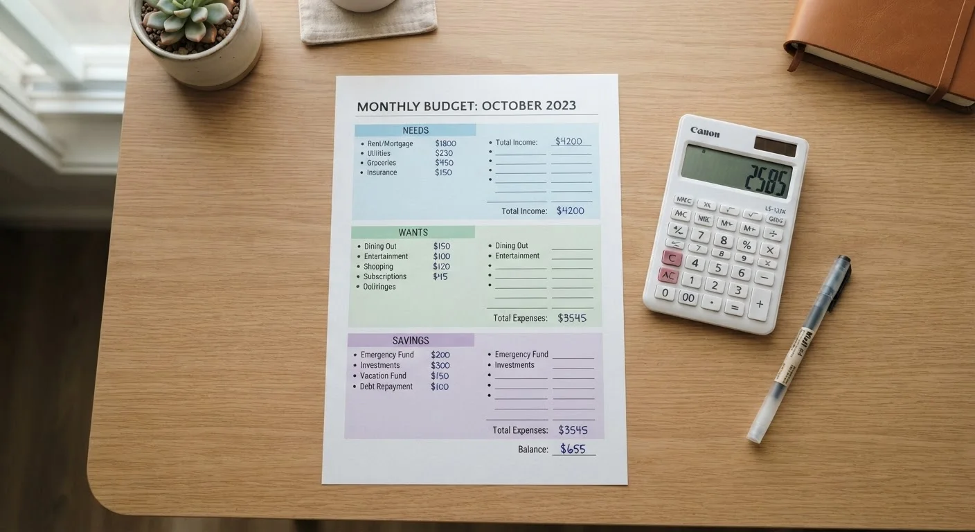 The 50/30/20 Rule Explained: A Framework for Everyday Budgeting